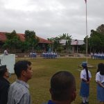 Upacara Bendera di lingkungan SMA St. Petrus Sidikalang.